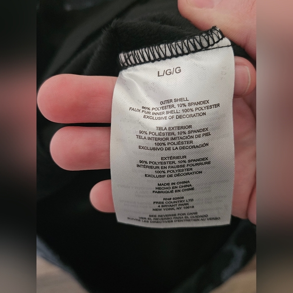 NWT Free Country Women's Large Shale Black / Gray Camo Super Softshell Jacket - Picture 6 of 9